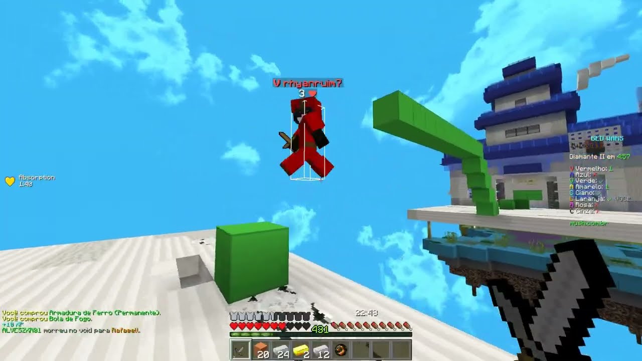Dominando o BedWars do MushMC
