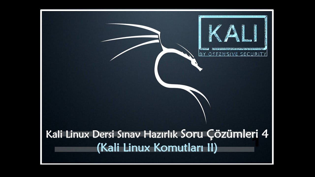 Kali Linux Dersi Sınav Hazırlık Soru Çözümleri 5