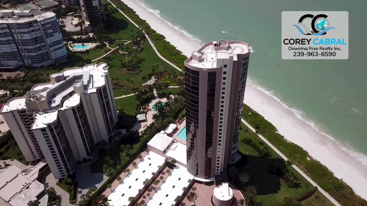 Park Shore The Enclave in Naples Florida Real Estate drone video