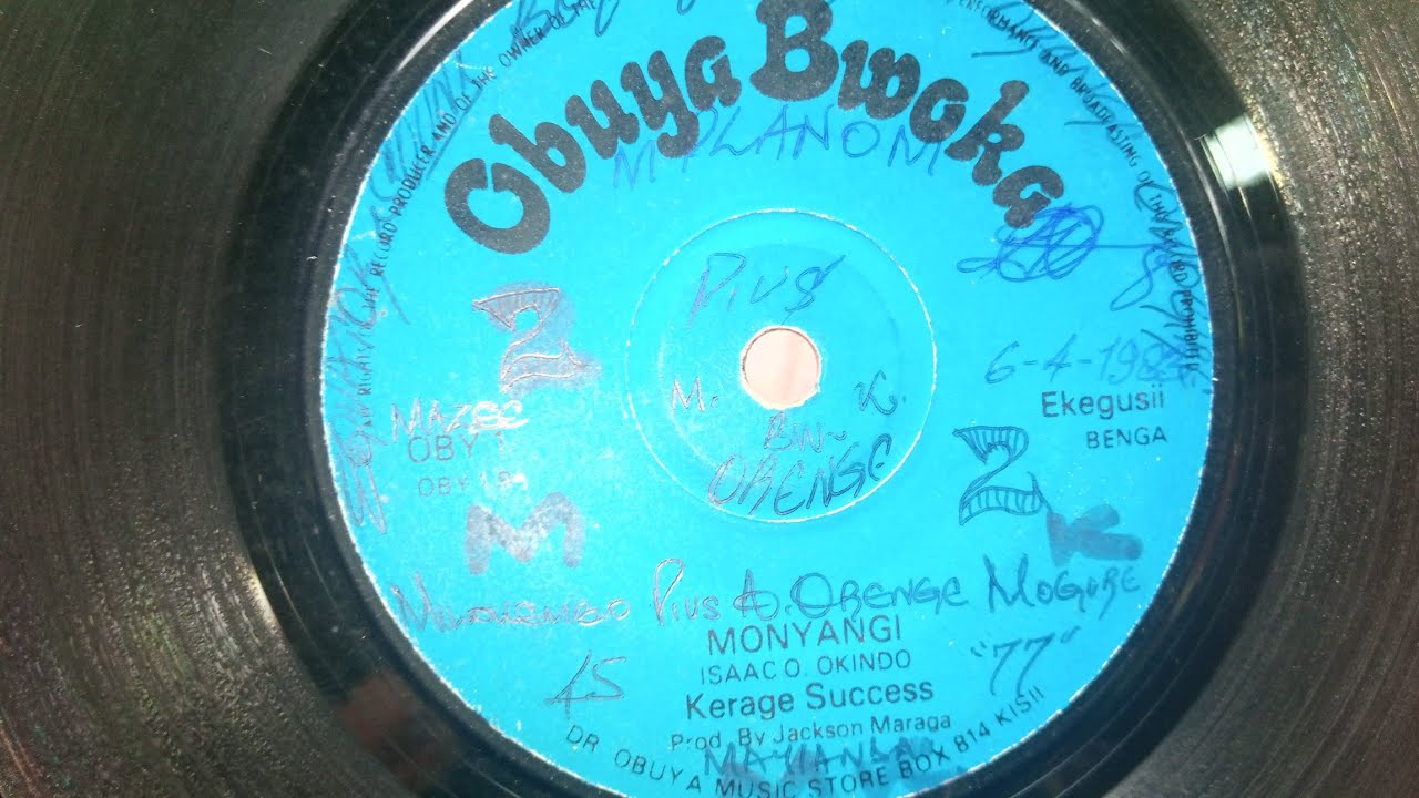MONYANGI BY ISAAC OTWORI.OBUYA BWOKA 01 SIDE B.KERAGE SUCCESS BAND
