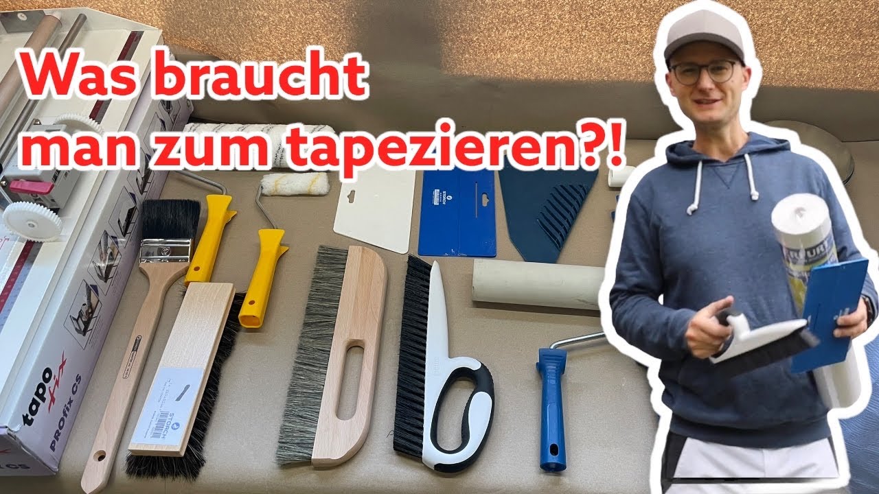Was brauche ich zum tapezieren - Einfach & verständlich erklärt Tipp // DIY VLOG Baustelle //