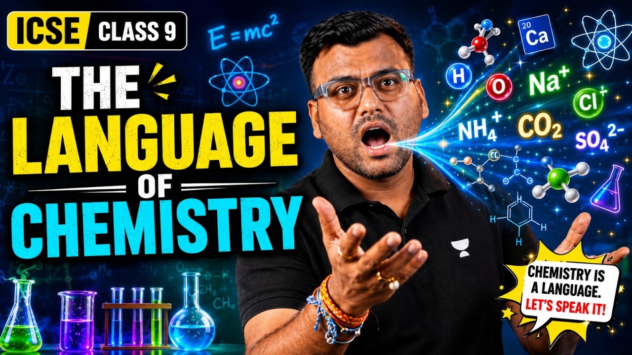 ICSE Class 9 Chemistry Chapter 3 Full Revision 🔥 | Language of Chemistry One Shot | Kumar Sir