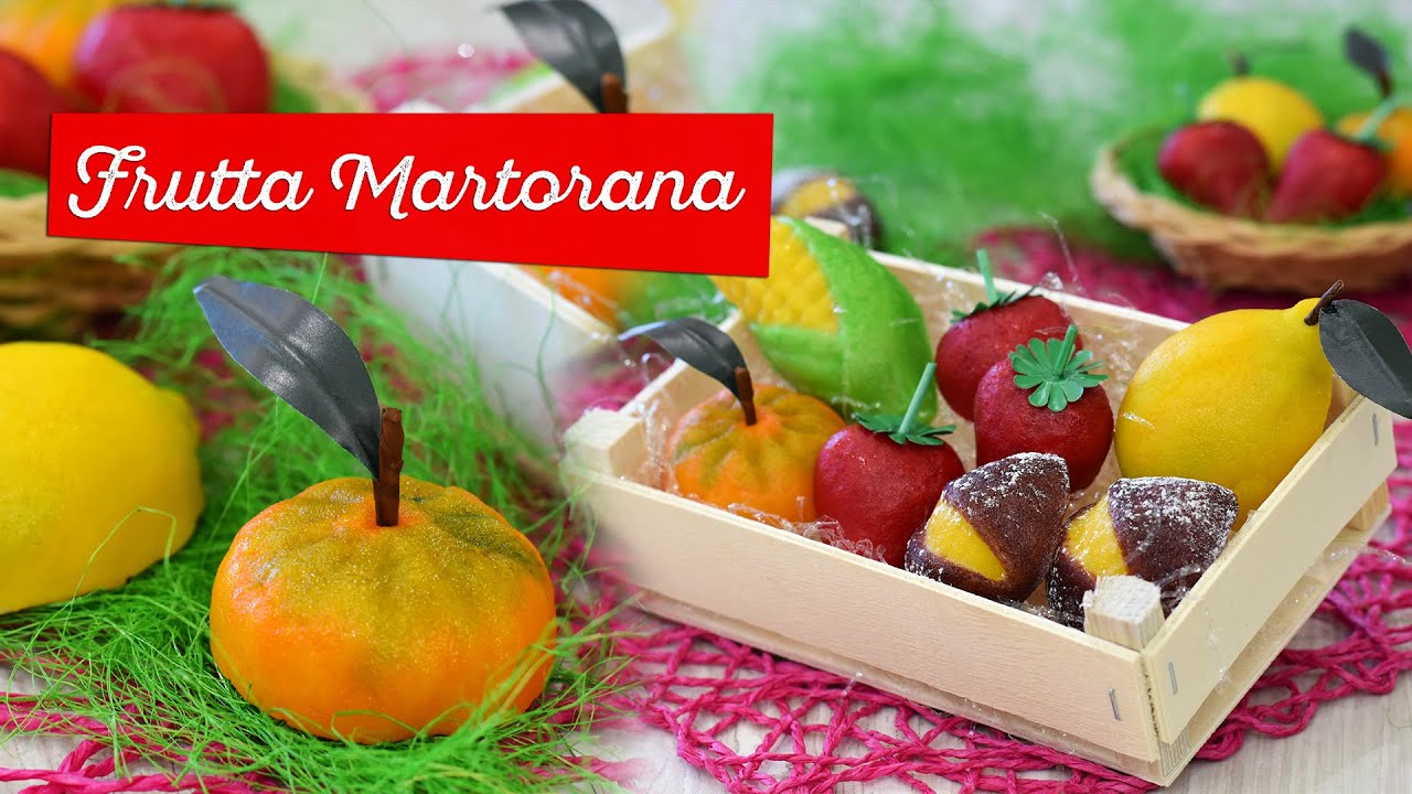 Frutta di martorana siciliana - RICETTA ORIGINALE