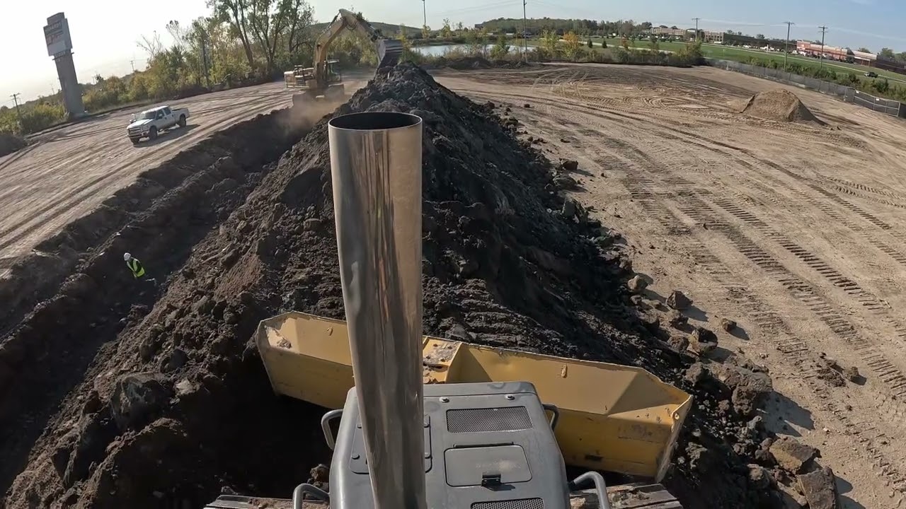How To Flatten Stockpiles With a Dozer