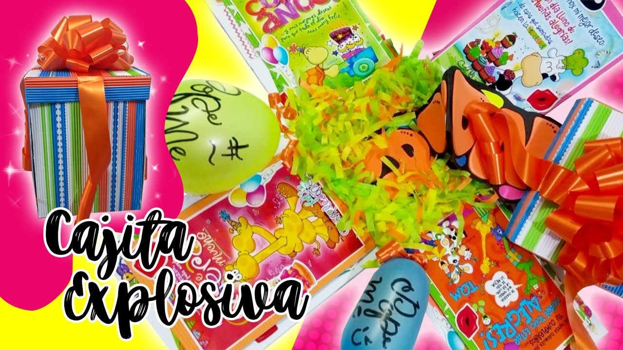 Caja explosiva con mensaje expandible sorpresa - loveposter2