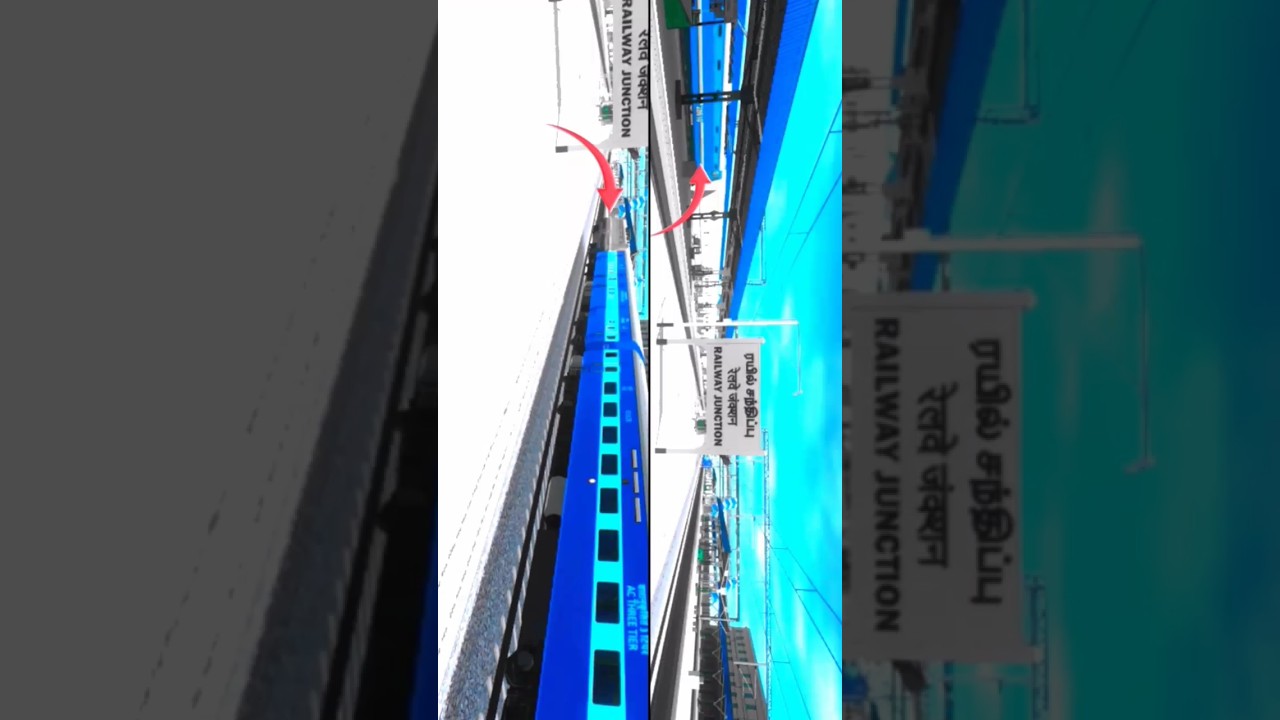 ICFBlUE SUPERFASTEXPRESS TRAIN In INDIANTRAINCROSSING3D#game