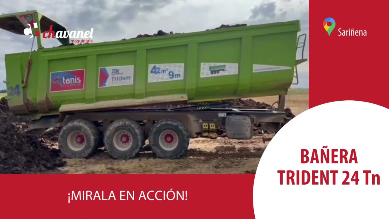 REMOLQUE BAÑERA AGRICOLA TRIDENT 24 Tn
