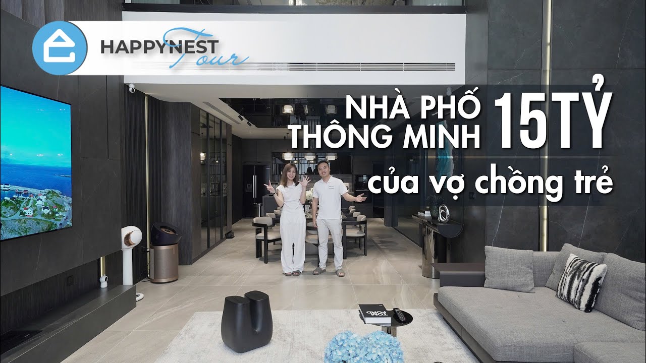 Bên Trong Nhà Phố Thông Minh 15 Tỉ | Chi 1,5 Tỉ Cho Công Nghệ Nhà Ở Của Vợ Chồng Trẻ