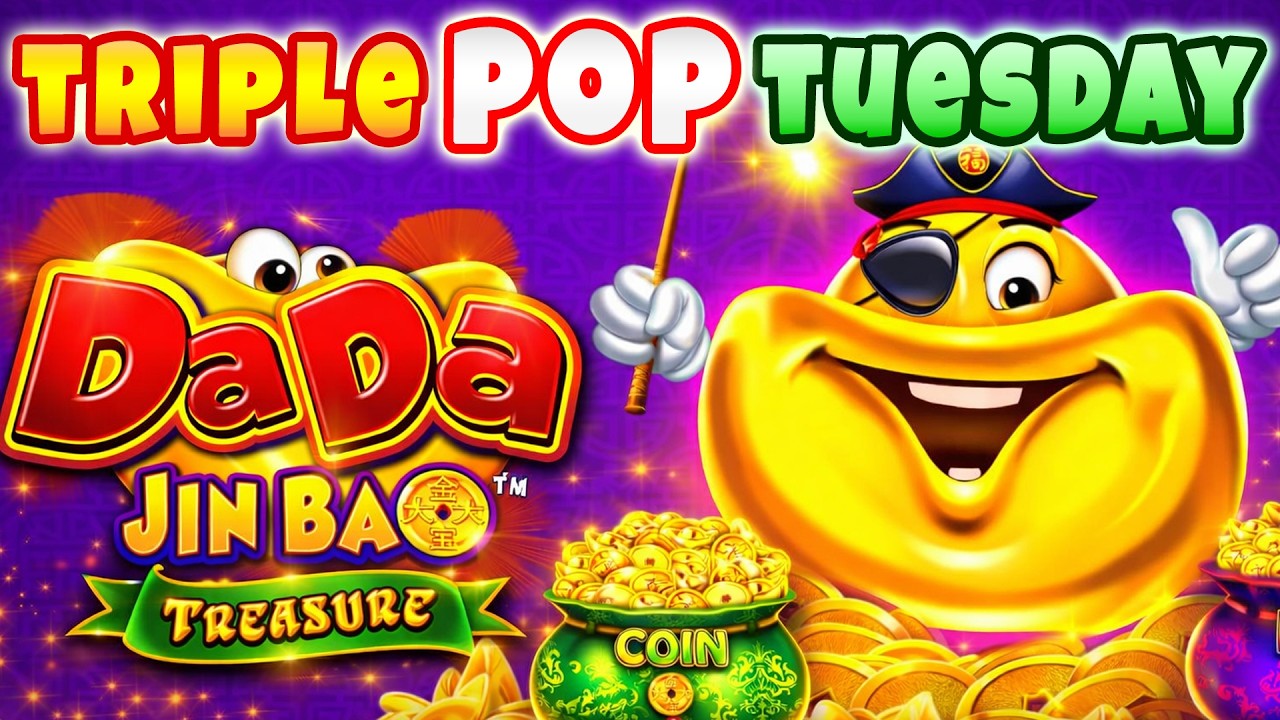 Tiki Inferno Shores and Da Da Jin Bao slots! First Attempts for Triple Pop Tuesday!