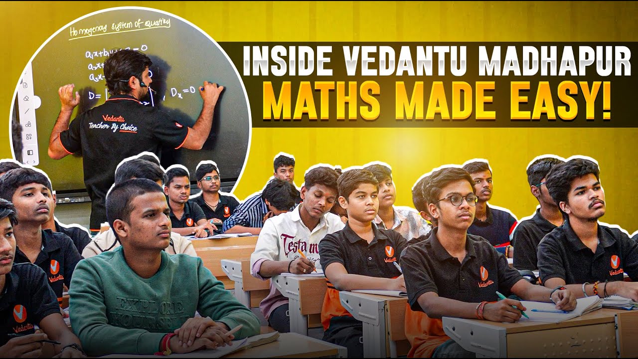 JEE Mains PYQs LIVE at Vedantu 📘 | Vedantu Learning Centre #vedantu #vedantutelugu #jee #maths