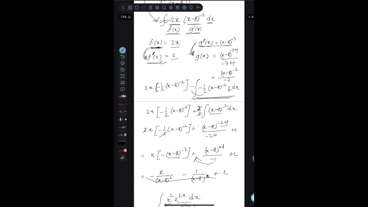 Integration by parts | EconMath 