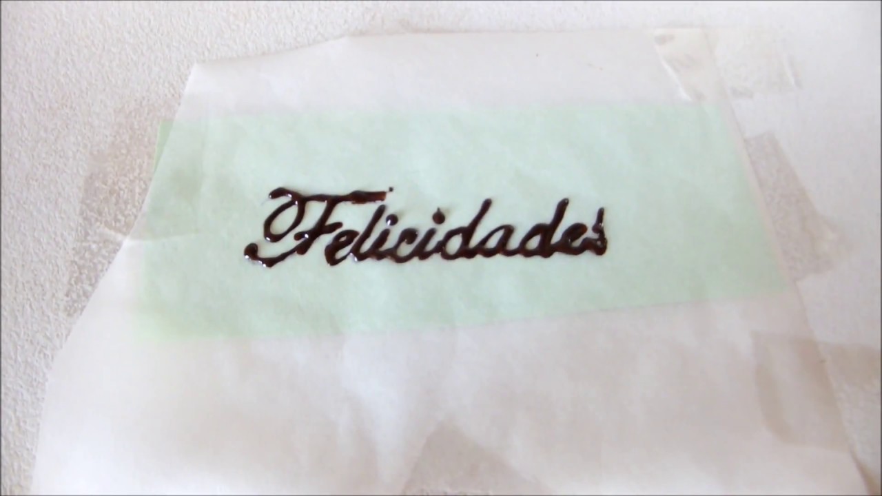 LETRAS DE CHOCOLATE