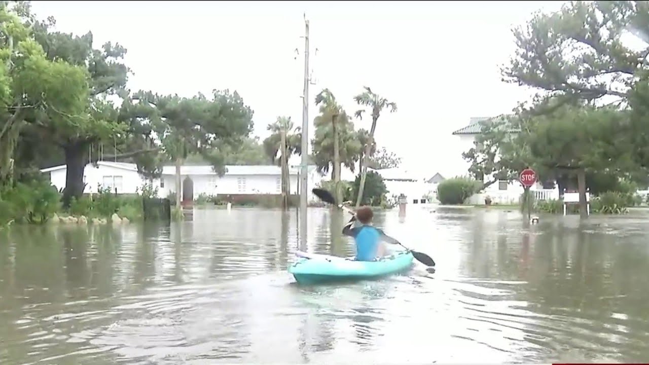 Residents in Davis Shores experience flooding from Dorian
