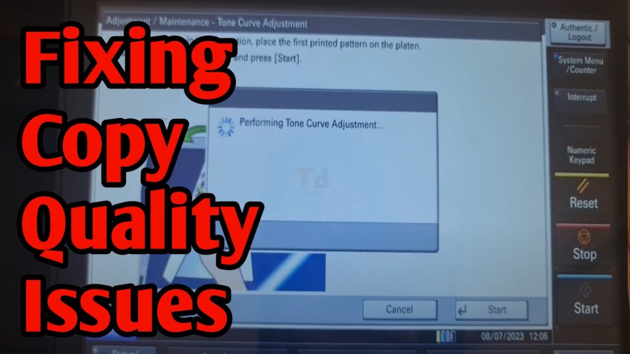 How To Fix Copy Quality Issues On Kyocera 4053ci Copier