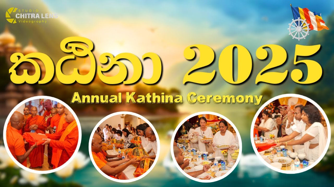 This Is What a Buddhist Temple Ceremony Looks Like | කඨින පිංකම 2025 | Los Angeles