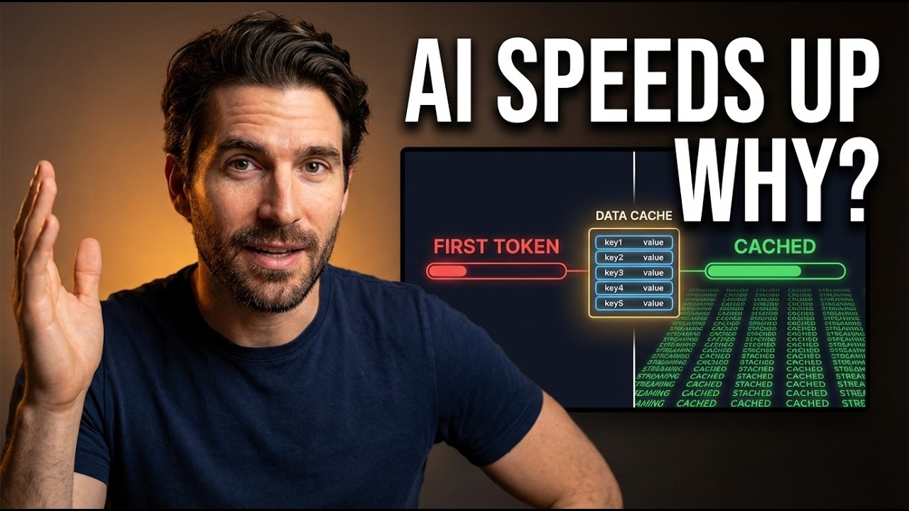 Why AI Responses Start Slow&hellip; Then Speed Up (KV Cache)