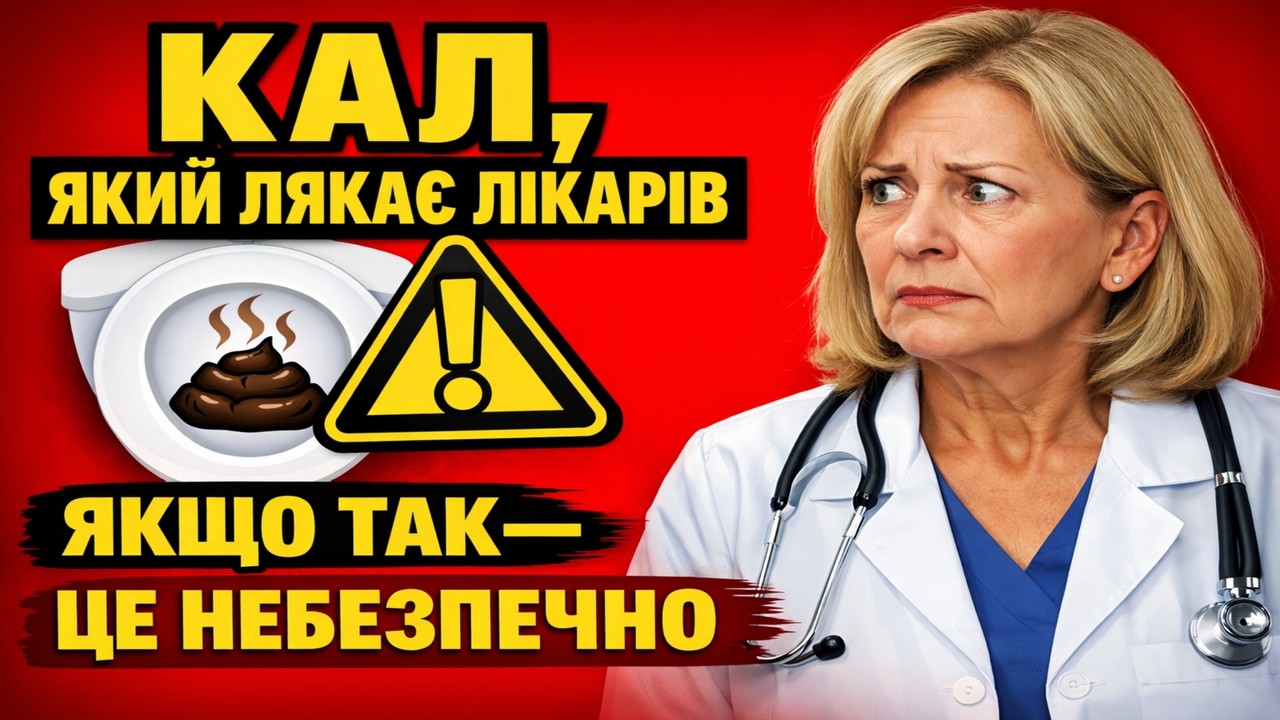 ЛІКАР ПОПЕРЕДИВ: ТАКИЙ КАЛ — ТРИВОЖНИЙ СИГНАЛ ПІСЛЯ 50 РОКІВ