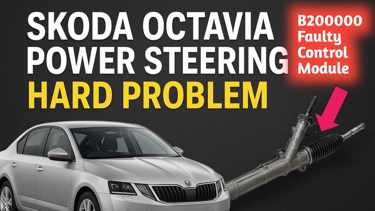 Skoda Octavia Power Steering Hard Problem | Skoda Laura Steering Rack Removal #mautotech #cars 