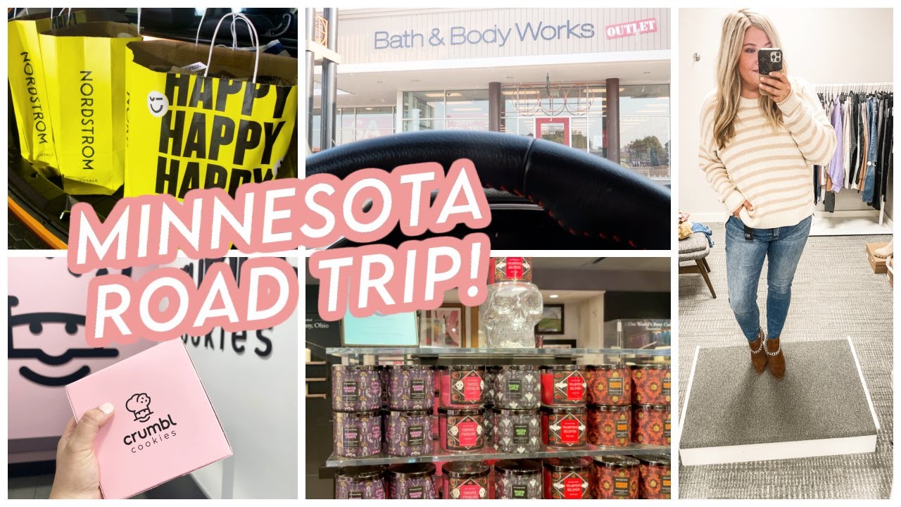 MINNESOTA ROAD TRIP VLOG: MALL OF AMERICA, BATH & BODY WORKS OUTLET, + NORDSTROM ANNIVERSARY SALE!