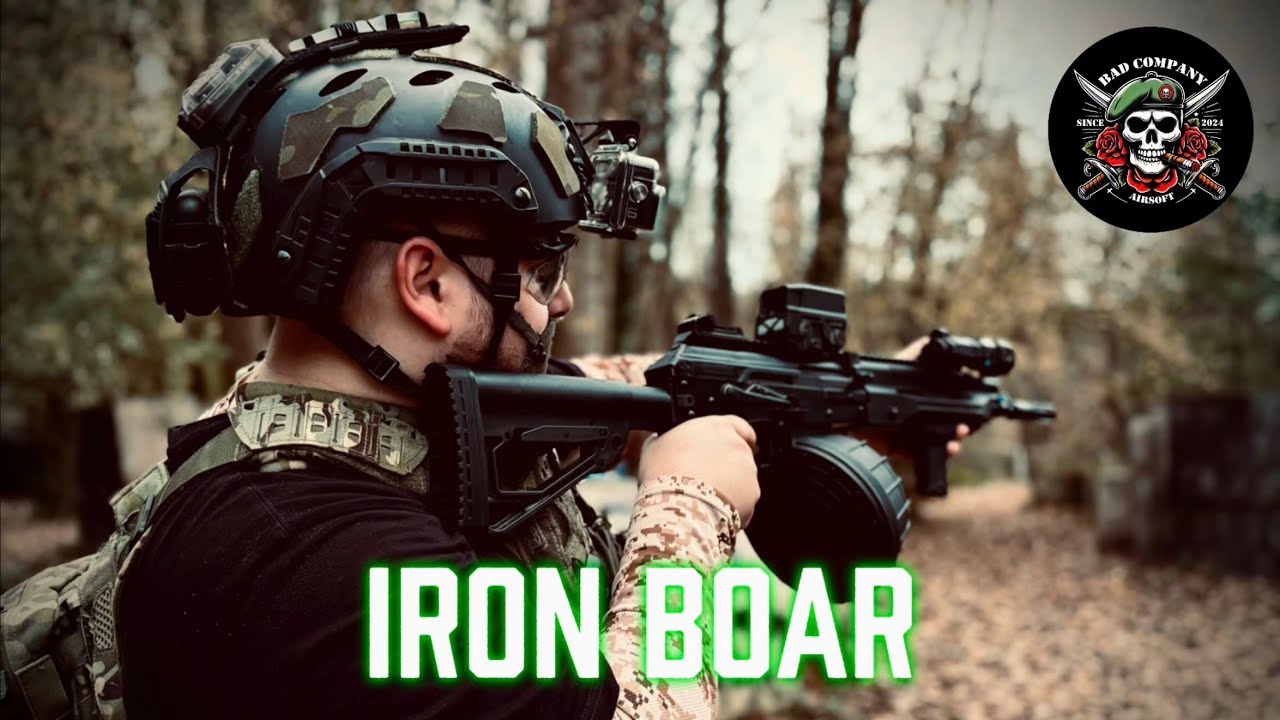 OP Iron Boar avec le Collectif22 - GSA Morlanwelz - RPK16 HPA / Airsoft Gameplay