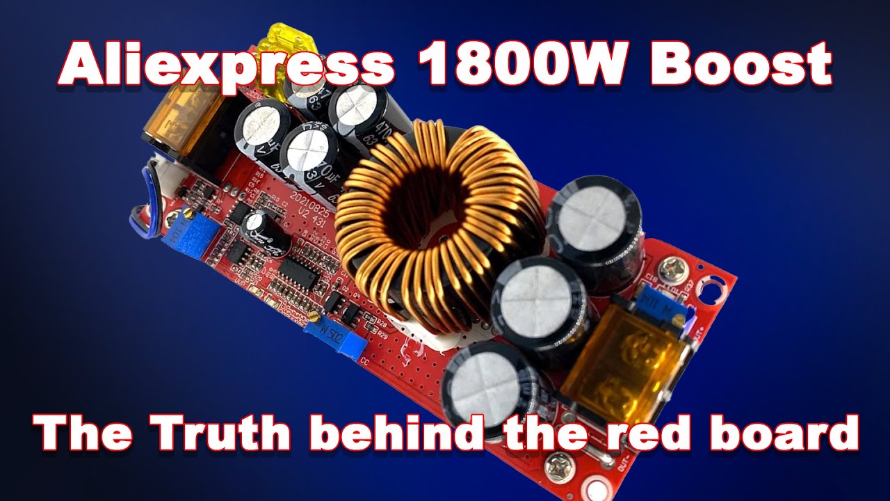 1800 Вт? Дешевый DC-DC повышающий преобразователь с Aliexpress: разборка.