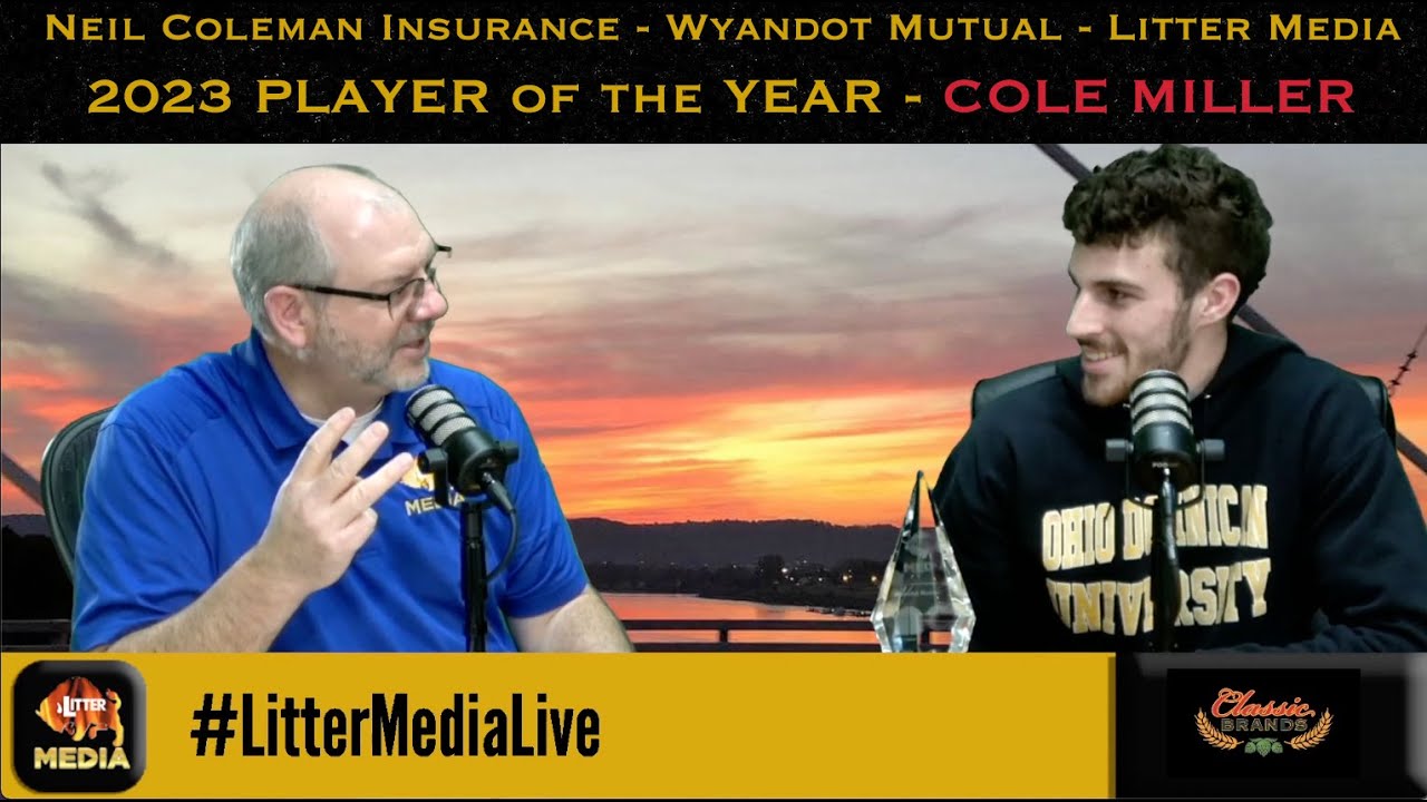 2023 Player of the Year: Cole Miller presented by Neil Coleman Ins.-Wyandot Mutual & Litter Media