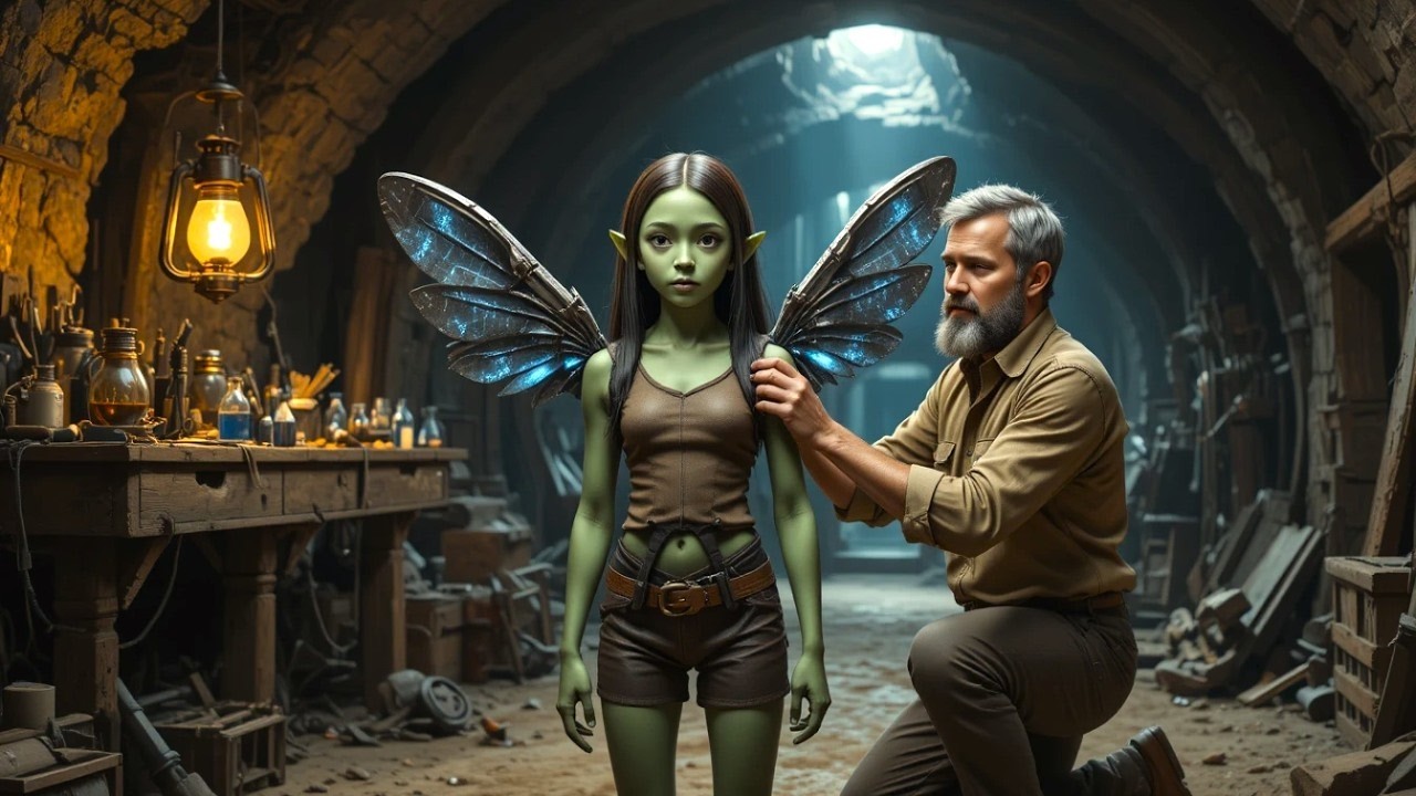 The Wingless Alien Girl Saved by a Human Father — A Tale of HFY Magic