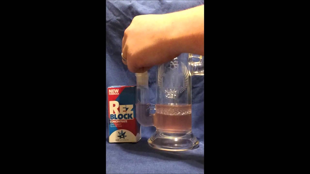 RezBlock - All Natural Resin Block for Glass Water Pipes