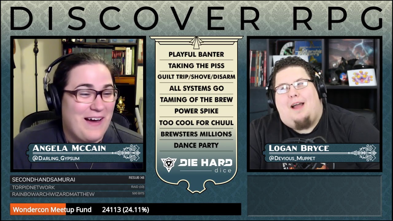Discover RPG Live Stream (Feb 6th, 2019)