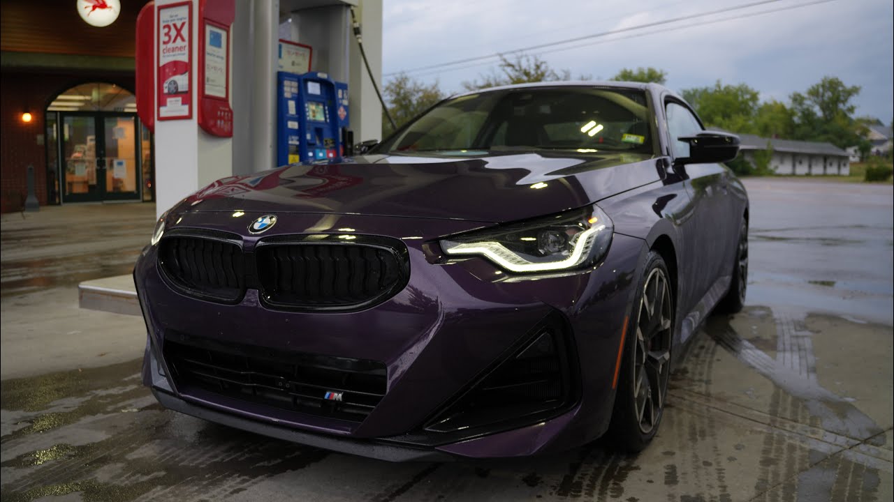 2025 BMW M240i - POV Evening Rain Drive (Binaural Audio)