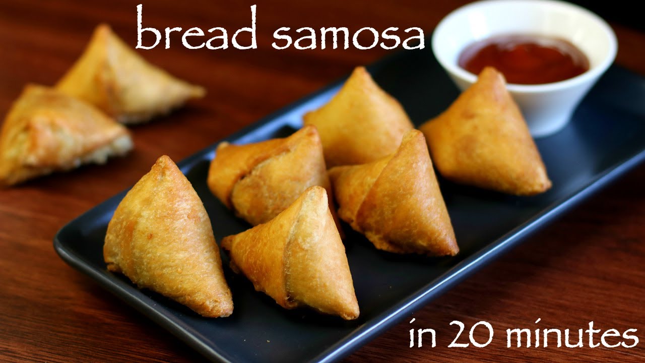 bread samosa recipe | how to make bread samosa | easy samosa recipe