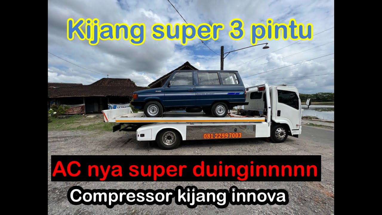 Kijang super 3 pintu pasang ac denso super dingin | compressor innova