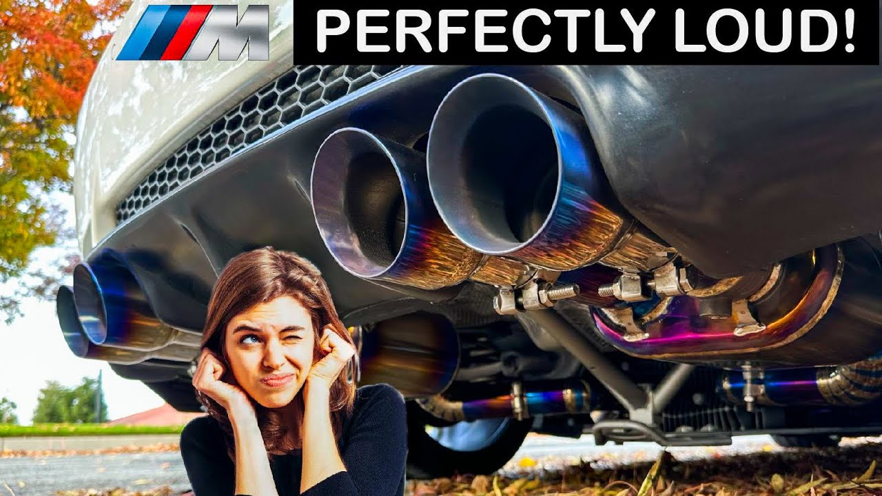 Самый дешёвый титановый выхлоп для E92 M3 звучит просто потрясающе! Кастомный глушитель Valvetron...