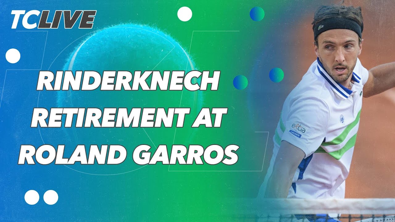 Arthur Rinderknech Retires With A Self Inflicted Injury | 2024 Roland Garros