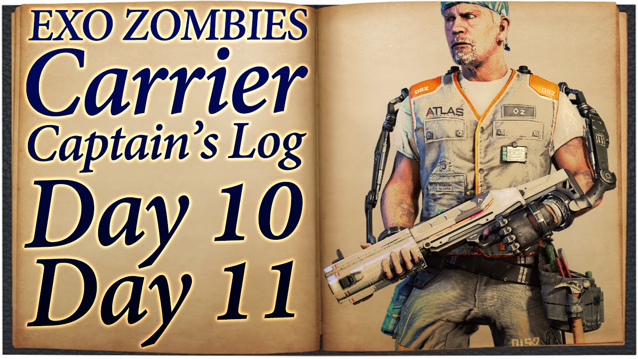 Exo Zombies Storyline: Carrier Captain's Log Easter Egg Audio Days 10 & 11 (CoD: Advanced Warfare)