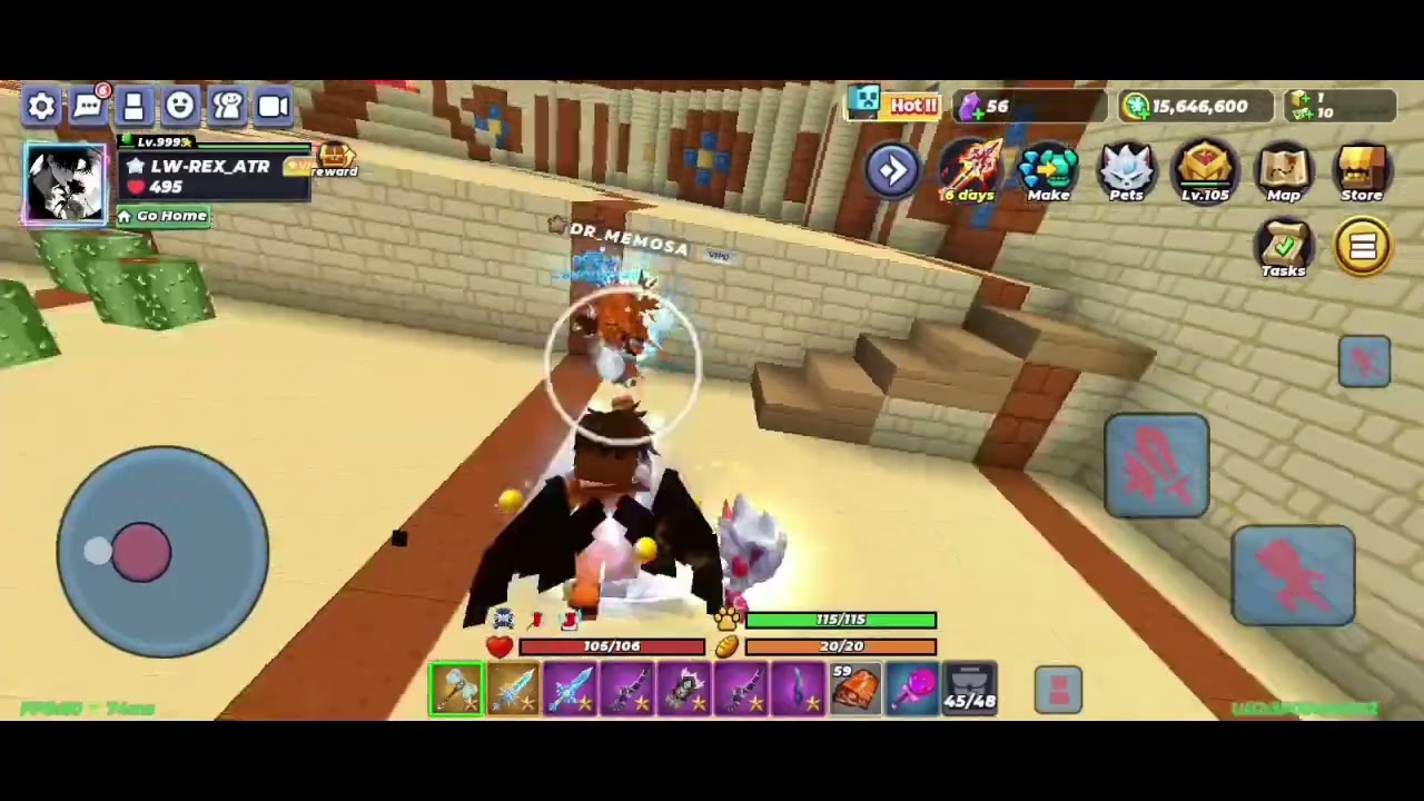 Blockman-go Skyblock pvp 1v1 comeplete dominance 