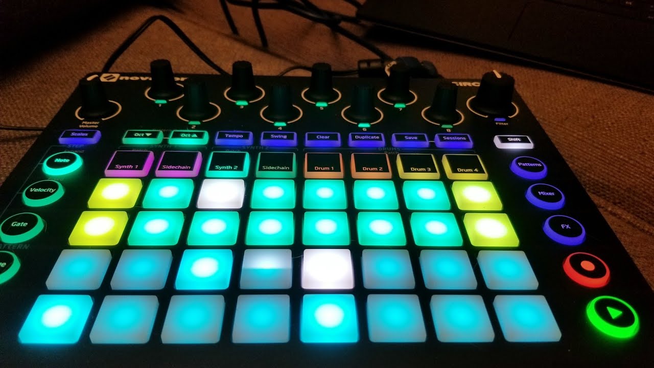 Novation Circuit - Creating a Session