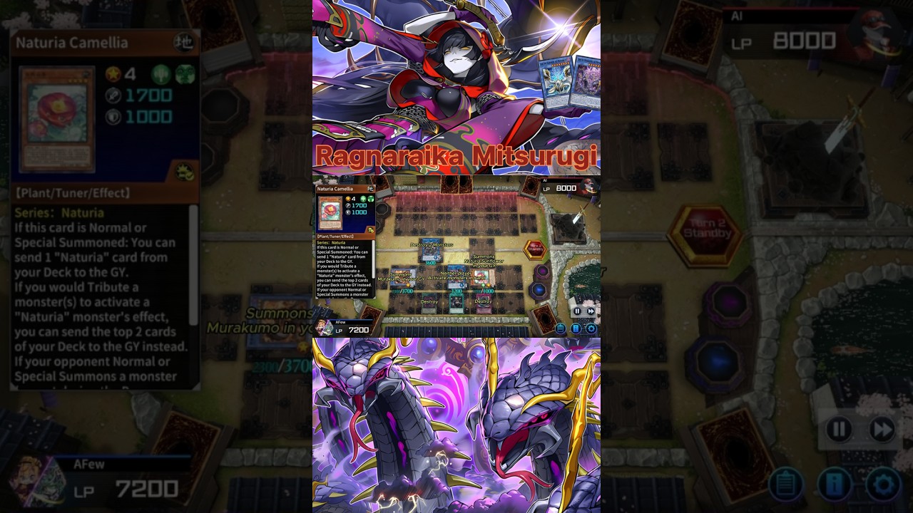 Ragnaraika Mitsurugi Combo 2 || Master Duel/MDPro3