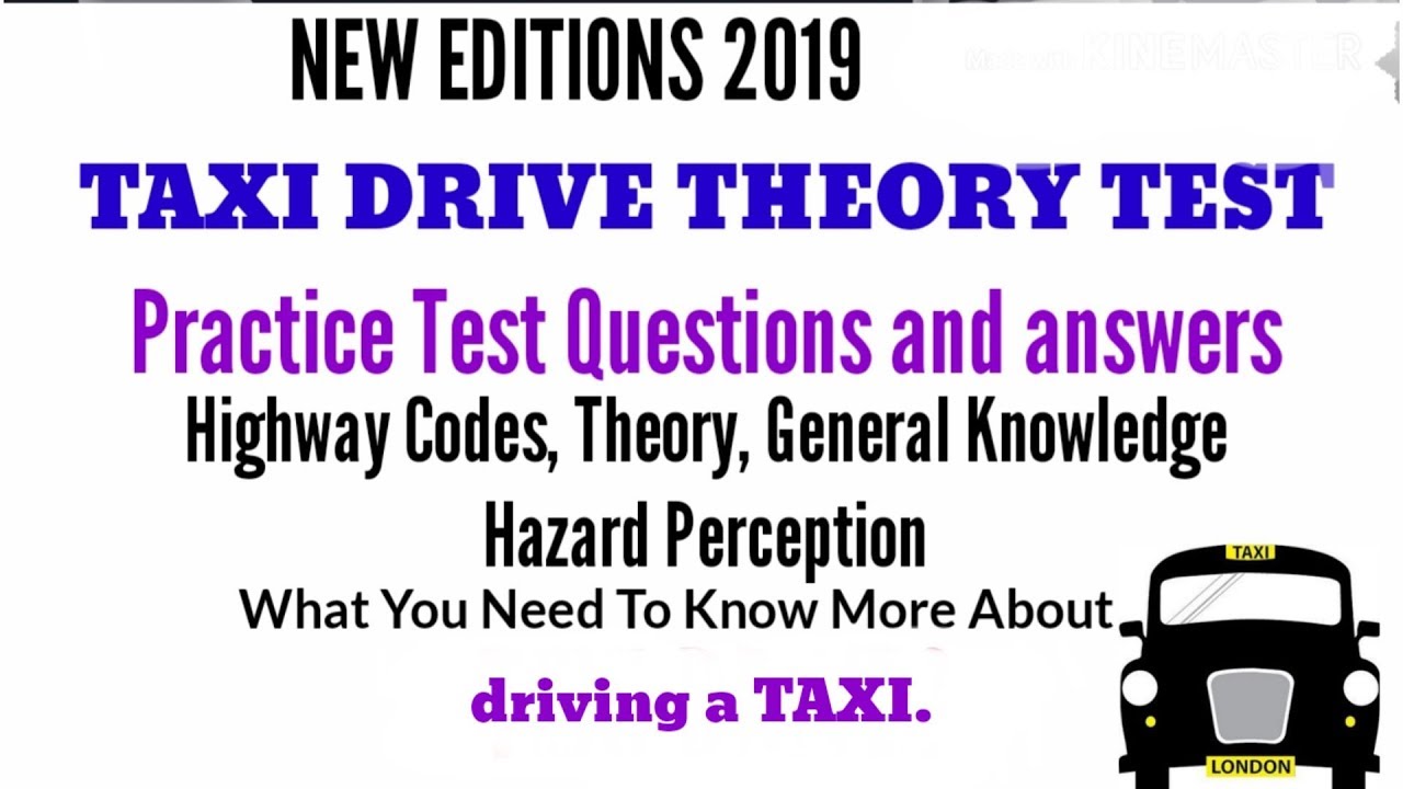 Dvla Texi theory test UK 2021, multiple choice questions,  officials handbook