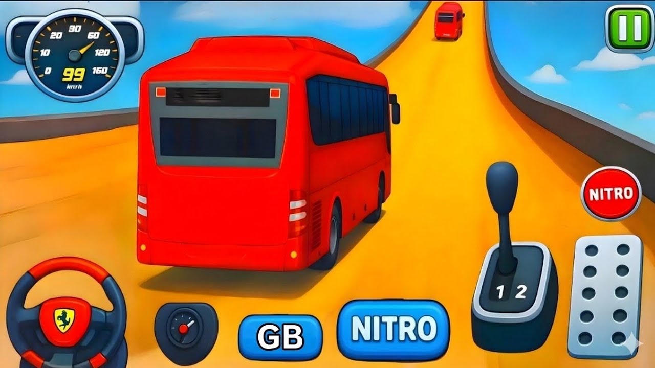 🚌 Air Drop Bus Journey - Long Jumps & Careful Control 🚀 Android gameplay 7