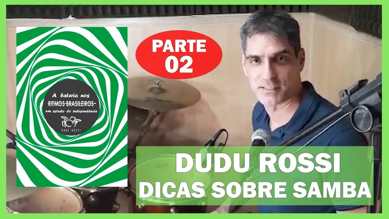 Como Tocar Samba na Bateria (PARTE 02)