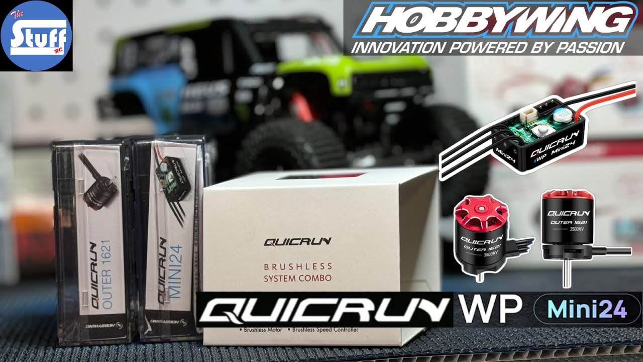 Big Performance in a Small Package: The #hobbywing  QuicRun Mini 24 Combo!