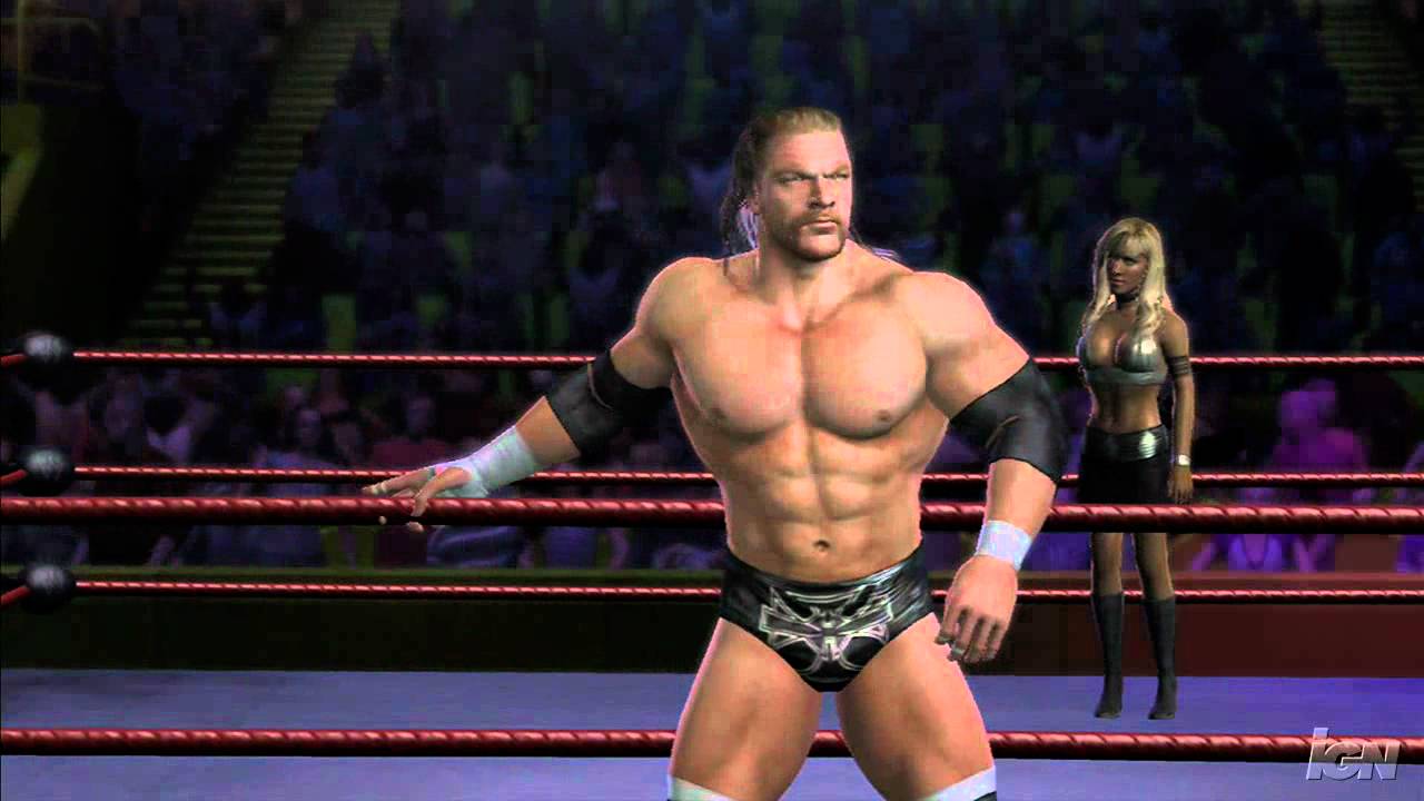 WWE SmackDown vs. Raw 2008 PlayStation 3 Gameplay - Triple