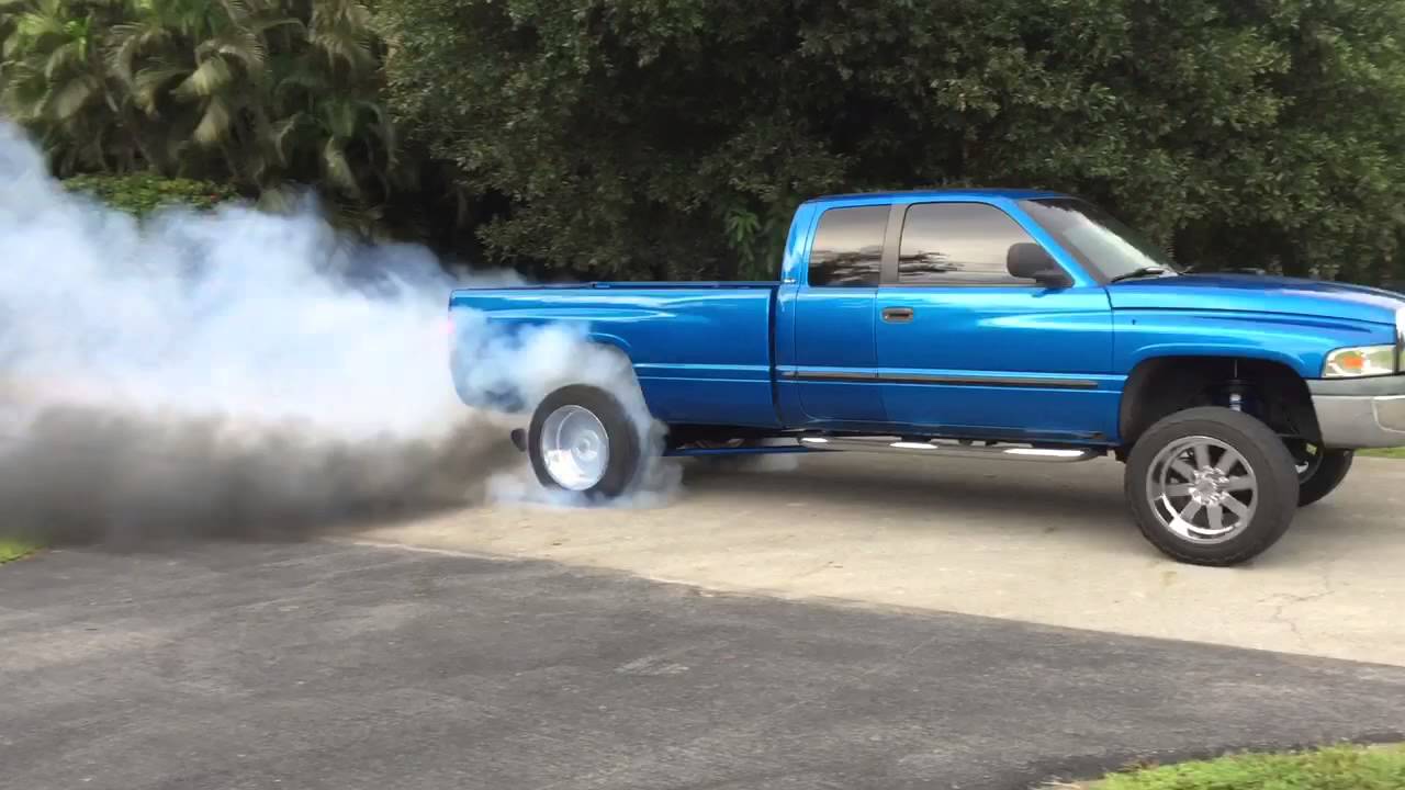 12v cummins burning rubber