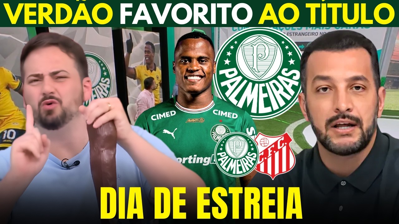 EDU DRACENA NÃO PIPOCOU! RIVAIS PREOCUPADOS COM O PALMEIRAS! VERDÃO FAVORITO!