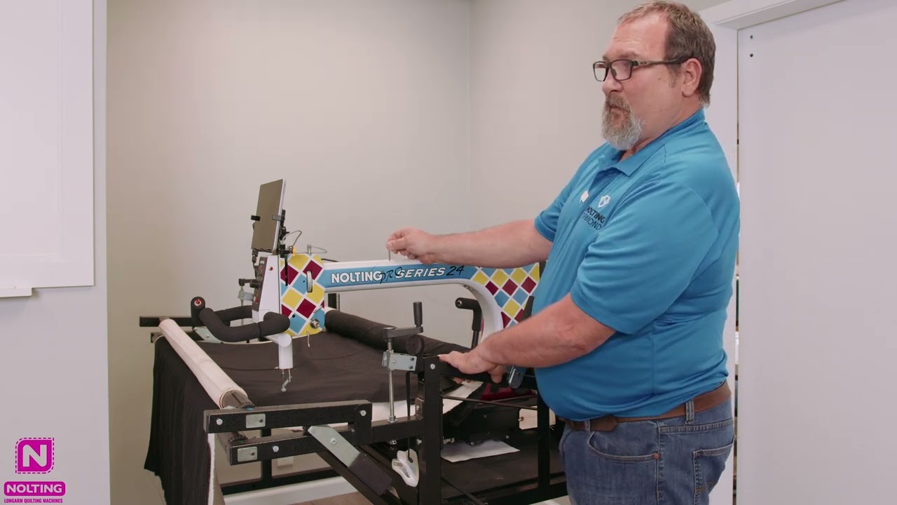 Nolting Longarm Quilting Machines - Tension and Threading Your Machine