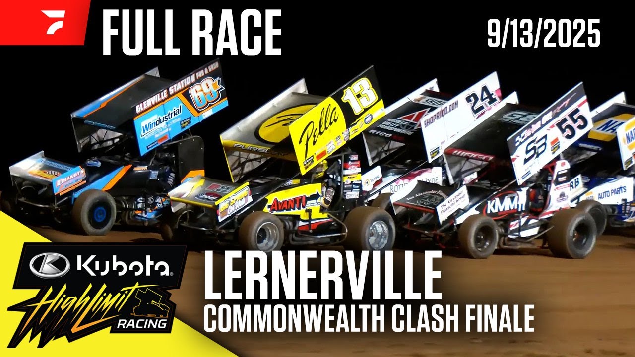 FULL RACE: Commonwealth Clash Finale | Kubota High Limit Racing at Lernerville Speedway 9/13/2025