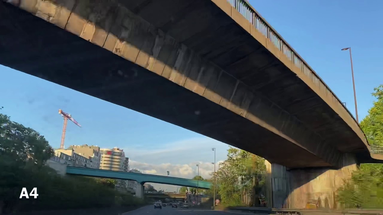 Paris Drive Cam | Voie Pompidou - A4 - A86