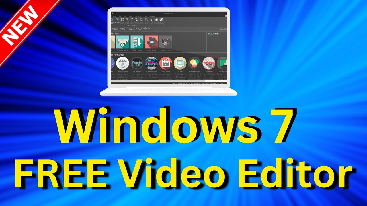 [100% FREE] Windows 7 FREE Video Editor & Screen Recorder [2025]