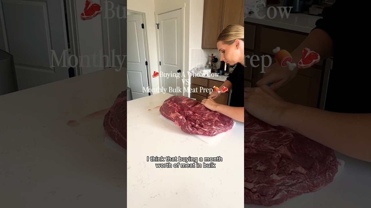 Почему приготовление этого мясного блюда ЛУЧШЕ, чем покупка коровы 🐄 #mealprep #meatprep